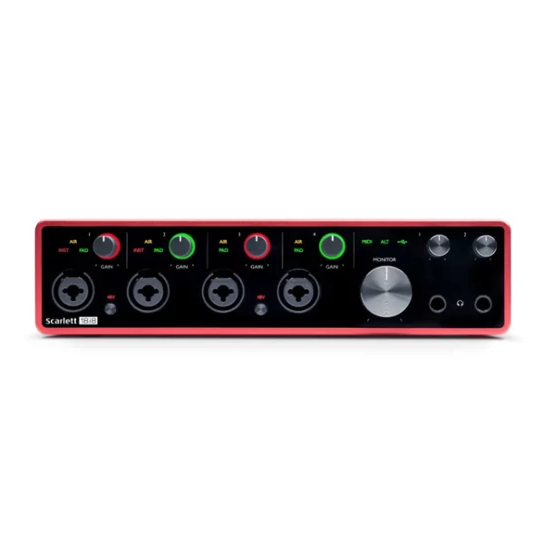 Focusrite Scarlett 18i8 (3ª Geração) - Interface de Áudio USB - Image 4