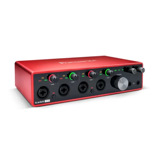 Focusrite Scarlett 18i8 (3ª Geração) - Interface de Áudio USB